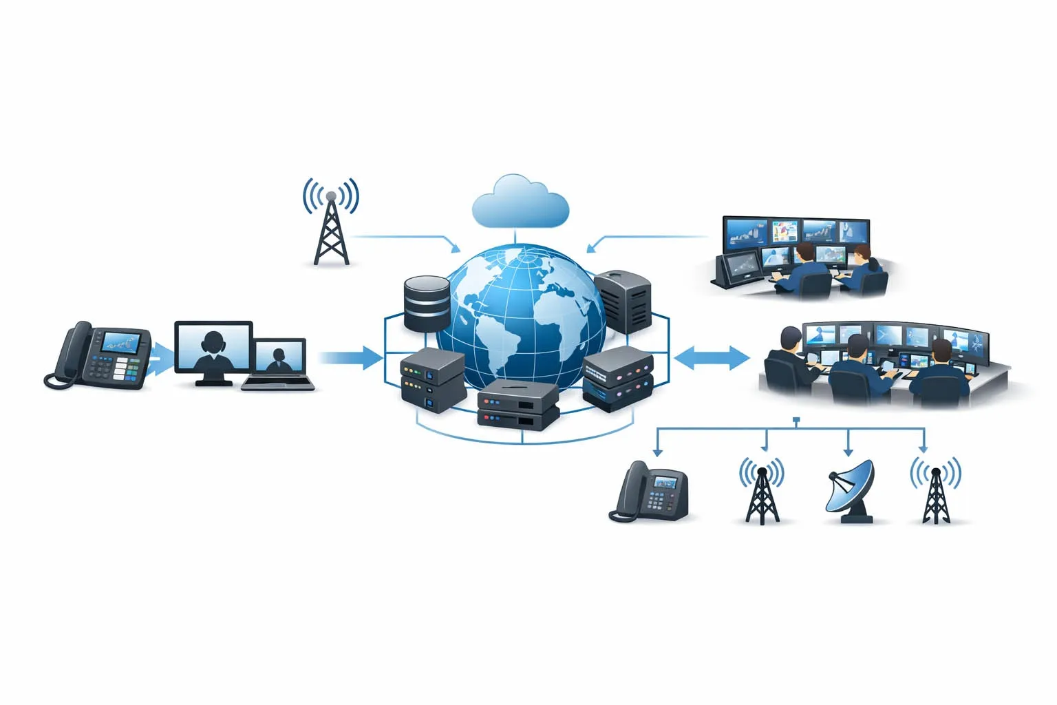 IP Telephone Dispatch System Framework