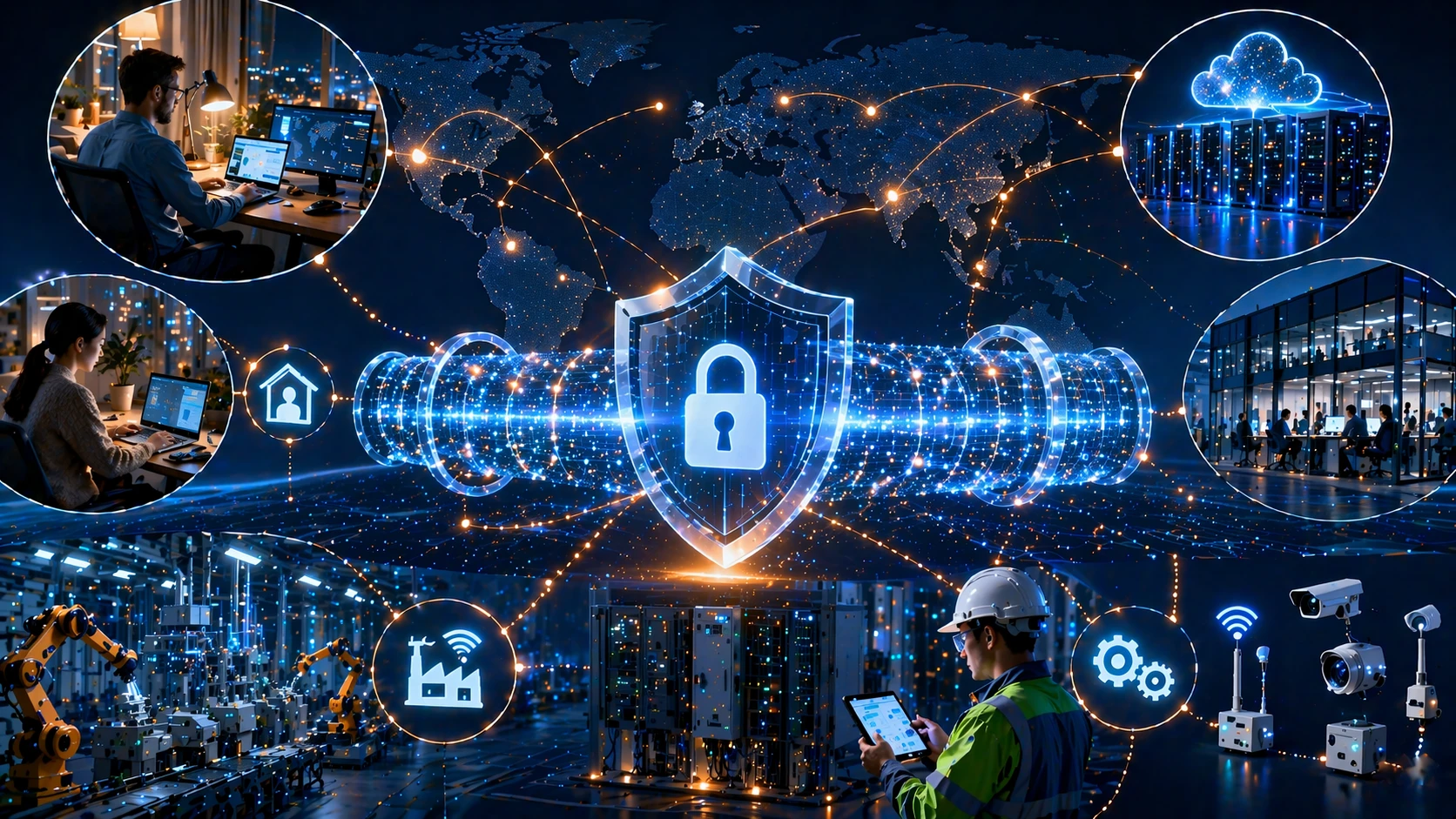 OpenVPN is commonly used for remote employees' access, branch connections, cloud management, as well as secure access to distributed technologies or industrial systems. 