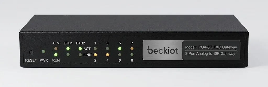 IPGA-80 FXO Gateway for SMB branch office and multi-site analog to SIP deployment