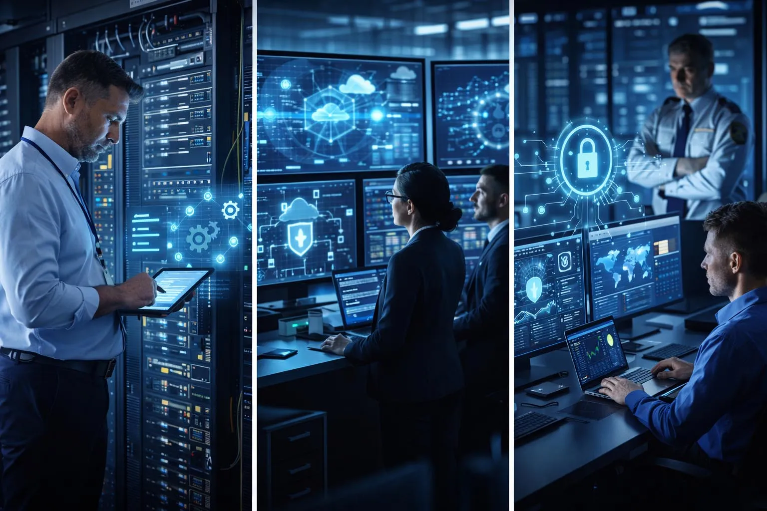 Cloud management operations showing provisioning monitoring optimization security governance and lifecycle control across hybrid and multi-cloud environments