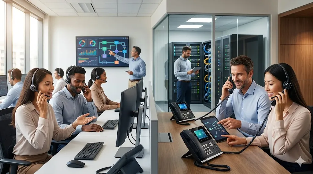 Call pickup features and applications across front desk teams hospitals retail counters and office departments using BLF keys and group pickup settings