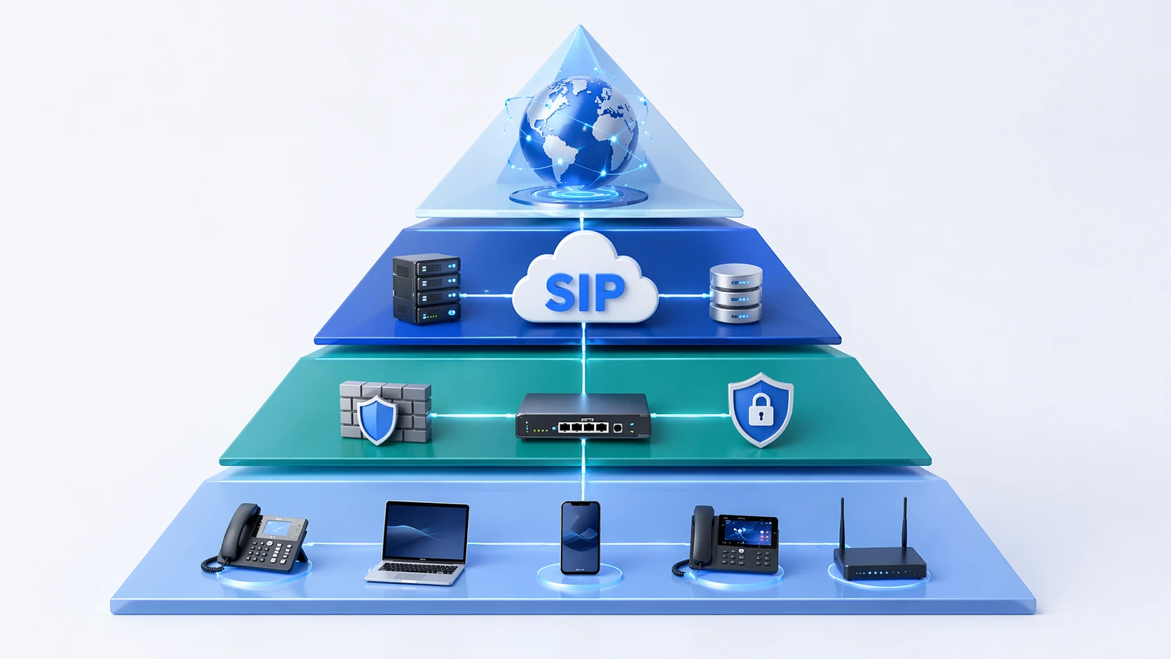 SIP trunk architecture showing endpoints IP PBX SBC and service provider or PSTN interconnection SIP trunk architecture showing endpoints IP PBX SBC and service provider or PSTN interconnection